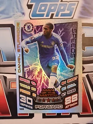 Match Attax 12/13 Man Of The Match Daniel Sturridge • £2