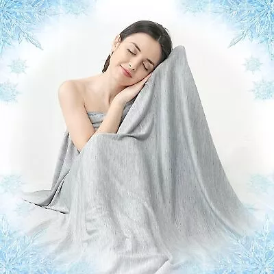 Cooling Blanket For Hot Sleepers Lightweight Throw Japanese Q-Max 0.4 Arc-Chill • $26.99