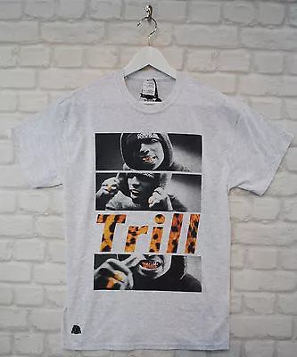 Actual Fact A$AP ASAP Rocky Trill Grey Speckle Hip Hop Crew Tee T-shirt • £20