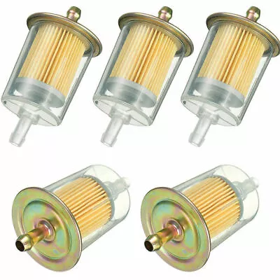 $8.97 • Buy 5Pcs 5/16  Fuel Filters Industrial Universal Motorcycle RVs Inline Gas Fuel Line