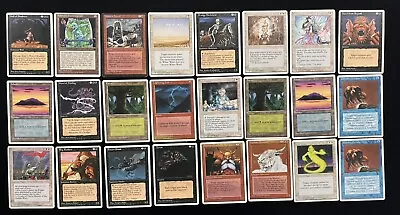 1995 Magic The Gathering Lot Of 60 Trading Cards • $0.99