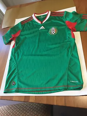 Adidas Soccer Shirt Kids XL Mexican National Team Green Blank 04/10 ClimaCool.   • $28