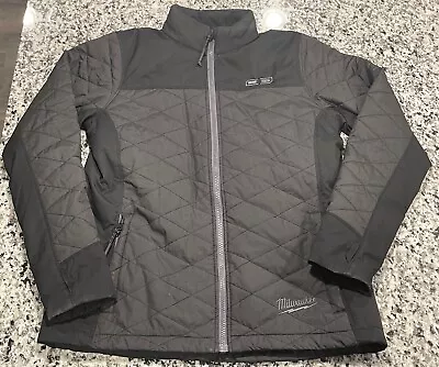 Milwaukee M12 Heated Gear Quilted Puffer Jacket Insulated Zip (NO BATTERY) Sz S • $64.99