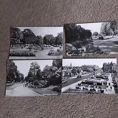 4 Unposted Salmon Postcards Of Harrogate • £3.75