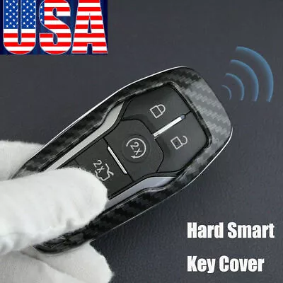 US Car Remote Key Fob Cover For Ford F-150 Explorer Lincoln MKX MKC Carbon Fibe* • $8.09