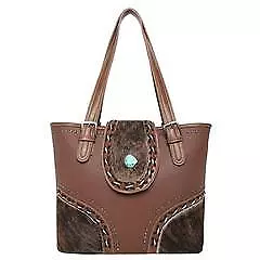 Montana West Trinity Ranch Hair-On Cowhide Collection Concealed Handgun Tote • $55