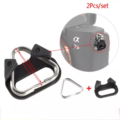 Camera Lug Ring Camera Strap Triangle Split Ring Hook  DSLR Protector Cover :da • £3.12