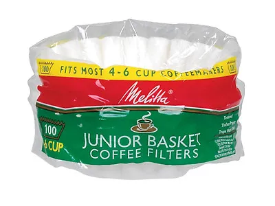 Melitta  4 - 6 Cups Cups Basket  Coffee Filter  100 Count • $7.99