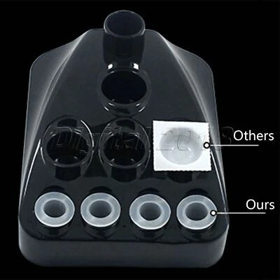 $3.59 • Buy 50X Small Size Clear White Plastic Tattoo Ink Cups Cap Holder Supplies Wholesale