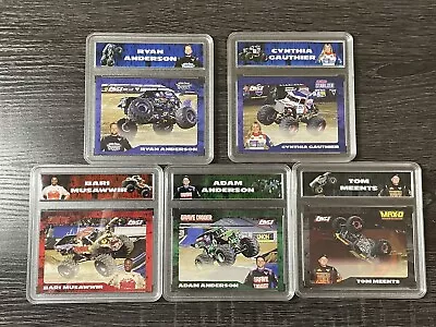 2023 Monster Jam World Finals XXII Nashville Set Of 5 Cards In Souvenir Cases • $44.99