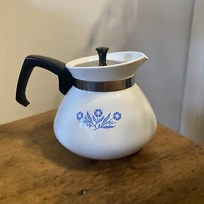 Vintage Retro 1960s Corning Ware - 2 Quart - 8 Cup Tea / Coffee / Hot Water Pot • $35