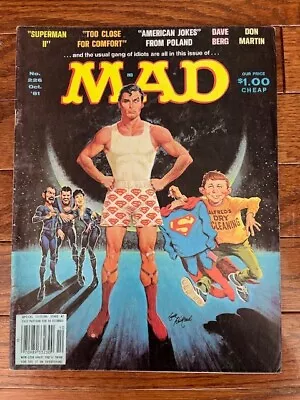 MAD MAGAZINE #226  Features- Superman Too Close For Comfort Horoscope • $7.28