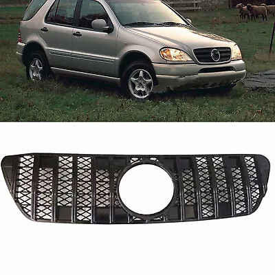 For 1999 2000 2001-2004 Benz W163 ML Front Bumper Grille Grill Body Kit Black OA • $95.27