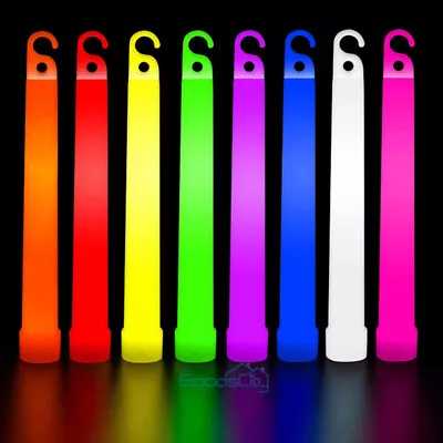 24 PCS Glow Sticks Bulk 6” Industrial Grade Colorful Light Sticks. Ultra Bright • $19.99