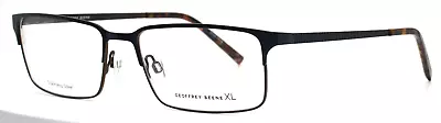 GEOFFREY BEENE XL G471 NAV Navy Mens Rectangle Eyeglasses 58-18-150 B:35 • $50.94