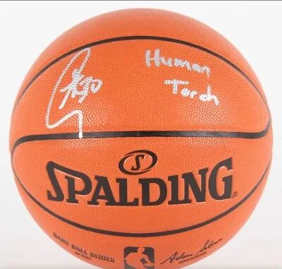 $949.50 • Buy NBA Stephen Curry *RARE* Signed Ball  Human Torch  With COA - RRP $1,995 Minimum