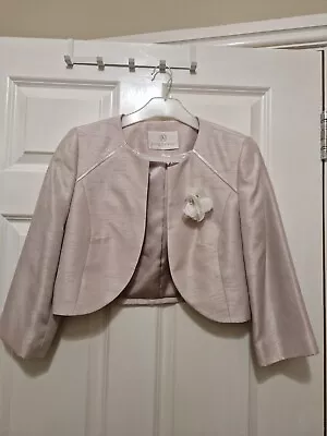 Jacques Vert Cropped Jacket Wedding Occasion Size 8 • £15