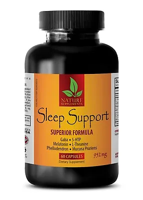 Energy Supplements For Men - SLEEP SUPPORT FORMULA 952mg - 5-htp And Gaba  • $30.62