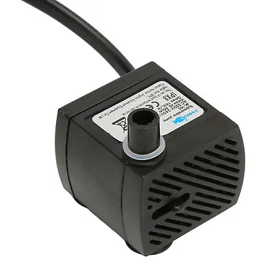 Mini Submersible Water Pump Adjustable Quiet IPX8 Waterproof Fountain Pump W Cus • $8.94