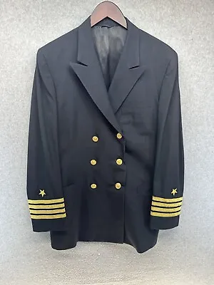 Abbott Vintage Mens Naval Captains At Sea Coat SDB Size 40 Reg Tailored • $175