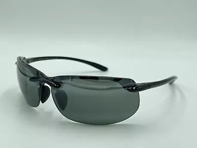 MAUI JIM MJ412-02 BANYANS Gloss Black / Neutral Grey POLARIZED AUTHENTIC Japan • $89