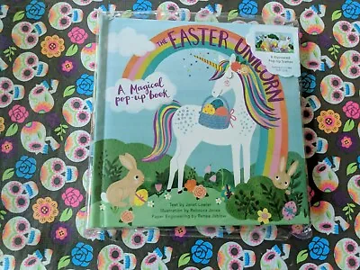 Easter Unicorn -Magical POP-UP Book- 8 Illustrated Pop-Up Scenes New SEALED Pkg • $18.60