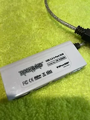 Rock Band USB 2.0 4-Port Hub Adapter Dongle VP-H209B ViPowER PS3 PS2 Wii • $9.49