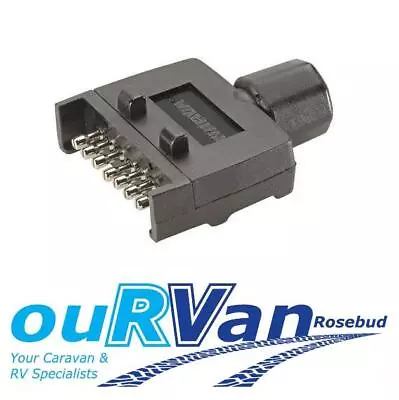 $15.95 • Buy Narva 7 Pin Flat Quick Fit Trailer Plug 82141 Caravan Camper Trailer Boat