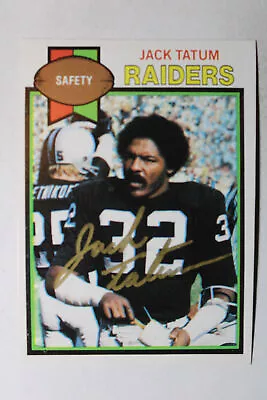 1979 Topps #326 Jack Tatum Autograph • $480