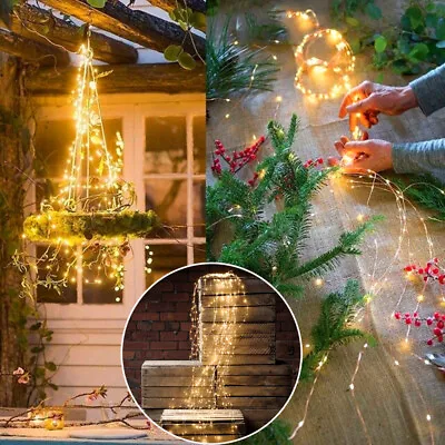 £7.99 • Buy LED Waterfall Tree Vine Branch String Lights Fairy Lamp Party Garden DIY Decor