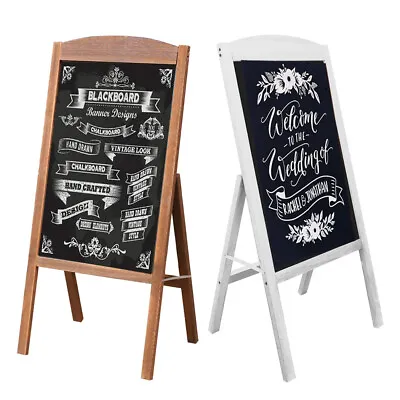 2-Side Rustic Magnetic A-Frame Chalkboard Sign Extra Large 40x20  Free Standing • $25.98