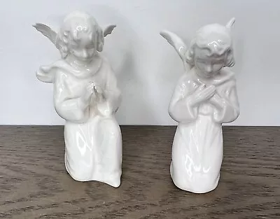 Vintage Goebel Kneeling Angel Figurines Lot Of 2 (F) • $19.99