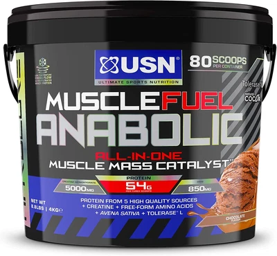 £89.99 • Buy USN Muscle Fuel Anabolic Chocolate All-in-one Protein Powder Shake 4kg