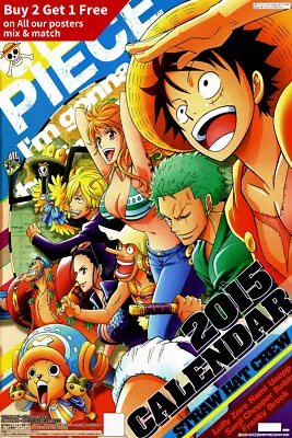 One Piece Anime Poster 36x24  48x32  Art Silk Print • $13.49