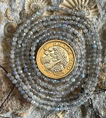£6.95 • Buy Labradorite - Semi Precious Gemstone Beads 38.5cm Strand - 2mm Jewellery Making