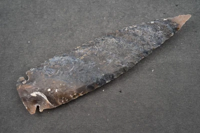$0.15 • Buy 5.5  Flint Spearhead Ohio Collection Spear Point Knife Blade Arrowhead 584