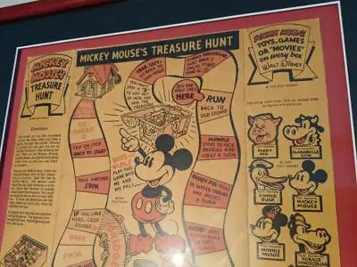 Mickey Mouse  Post Toasties Box Panel 1935 • $199.99