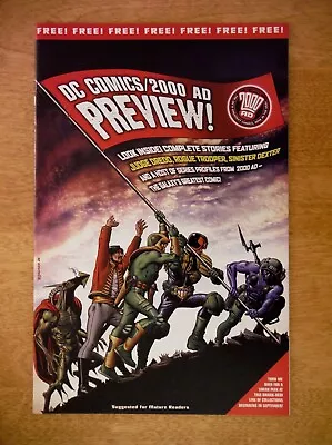 DC Comics/2000 AD PREVIEW! #1 (2004) Judge Dredd—Rogue Trooper—Brian Bolland • $8.45