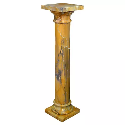 Column IN Marble Yellow Siena Italian Interior Design H • £749.09