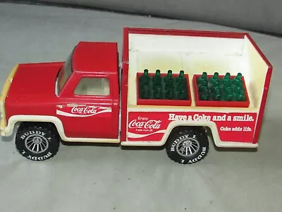 *LOOK* Superb BUDDY L Coca Cola DieCast Delivery Truck With Drinks Crates (1979) • £20