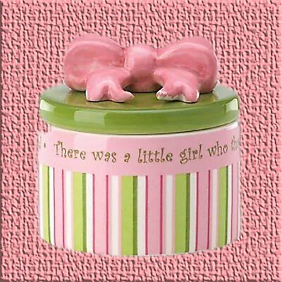 Gorham By Lenox Merry Go Round Series Keepsake Box  Little Girl With A Curl  • $7.99