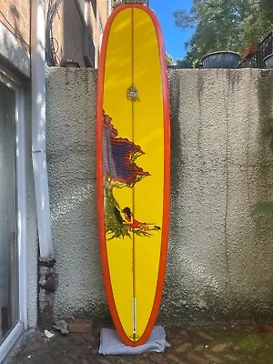 Hobie Longboard Shaped By Terry Martin Artwork By Tyler Warren (2008-2010) • $2995