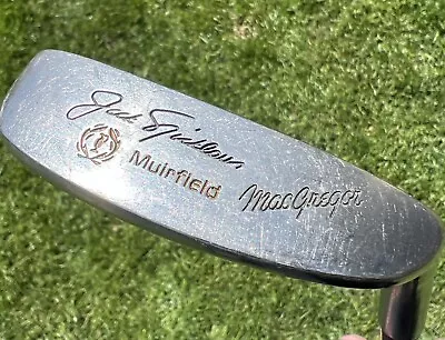 MacGregor Jack Nicklaus Muirfield Heel-Shafted Putter Fluted Steel Golf Club • $84.99