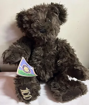 Vintage Retired Vermont Teddy Bear Company Jointed Teddy Bear 21” 100th Anniver • $35