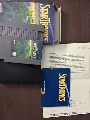 Startropics NES - CIB With Letter • $45