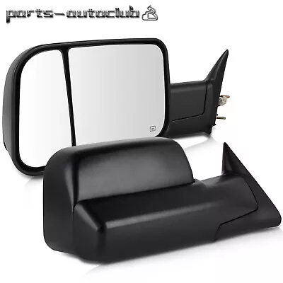 [Updated Style] Power Heated Tow Mirrors For 1998-2001 Dodge Ram 1500 2500 3500 • $110.99