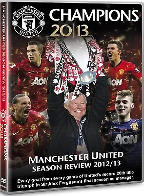 CHAMPIONS Manchester United FC MUFC Season Review 2012-2013 Sealed Region 2 DVD • £12.99