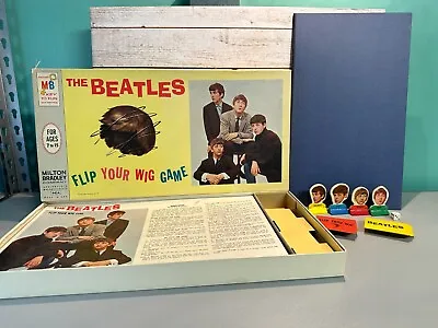 Vintage 1964 Milton Bradley The Beatles Flip Your Wig Board Game Complete Inv453 • $199.95