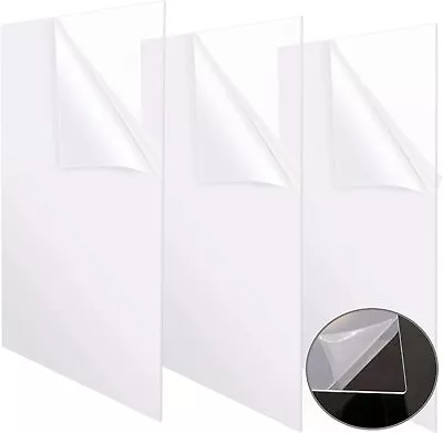 Cut To Size Acrylic Plastic Sheet A2 A3 A4 Clear Acrylic Perspex Sheet All Sizes • £13.23