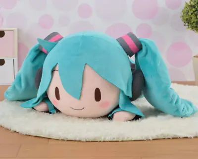 Popular! SEGA Hatsune Miku Mega Jumbo Nesoberi Plush Stuffed Toy Doll 40cm Prize • $198